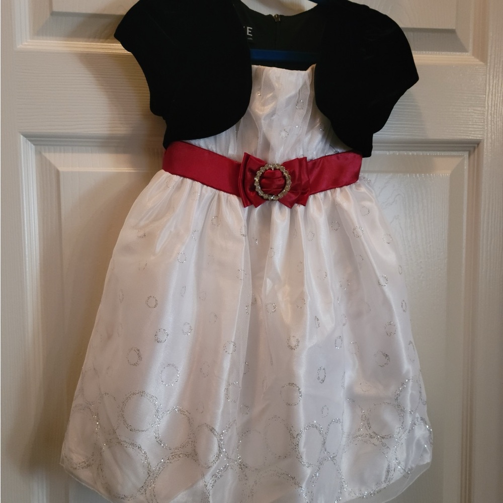 Love Kids Formal Dress - Black, White, Red